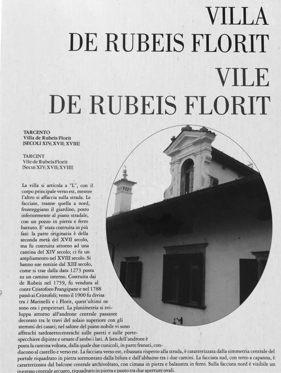 Villa De Rubeis Florit Tarcento Kültér fotó